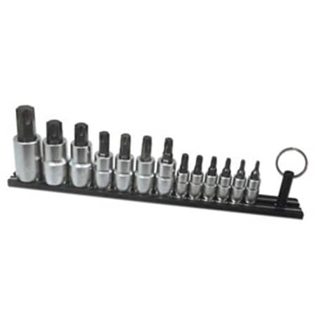 Vim Tools InchEInch Torx Socket Set - 13 Piece, EGLE41612 VMTMS-ETORX